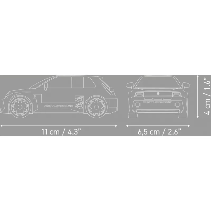 COBI Renault 5 Turbo 3E set di mattoncini scala 1:35 (216 pezzi)