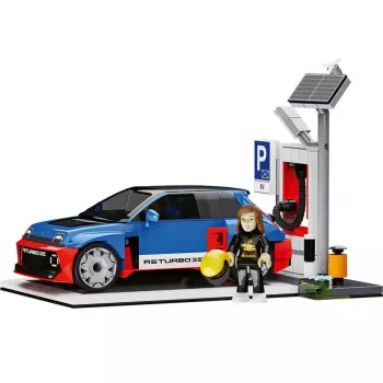 COBI EV Station & Renault 5 Turbo 3E (scala 1:35)