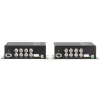 DELTA OVH-8D/SC convertitore industriale 8 canali RS-485/422 su fibra ottica monomodale, SC Duplex, 20 km, guida DIN