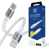 3mk Hyper Cable N-SERIES USB-C a Lightning 3m PD 3.0 9V/3A 27W bianco