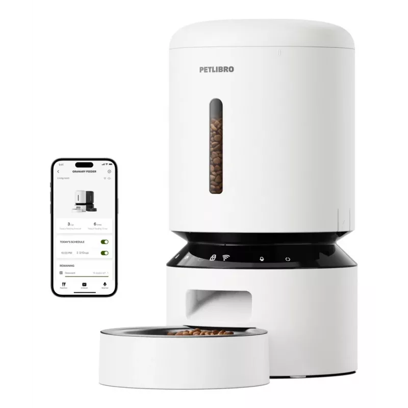 Petlibro Granary distributore di cibo WiFi 5L bianco