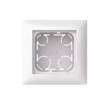 Busch-Jaeger Busch-balance SI case da incasso 1 modulo, forma alta, Studio bianco (RAL 9010), senza alogeni, IP20