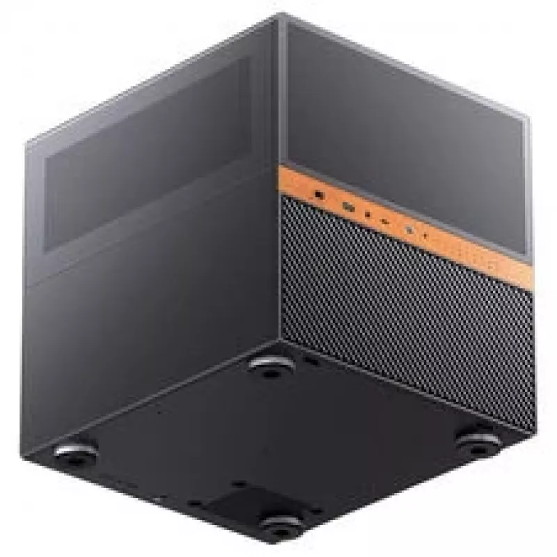 Jonsbo N6 case cubo NAS, Micro-ATX, acciaio/mesh, nero