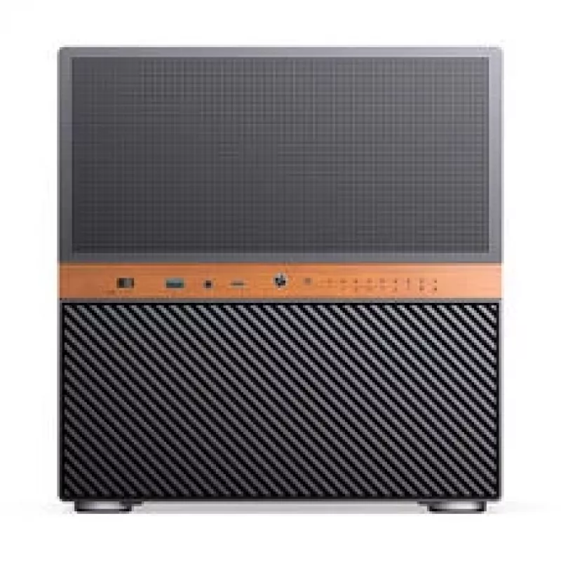 Jonsbo N6 case cubo NAS, Micro-ATX, acciaio/mesh, nero