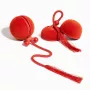Cheerble WICKED BALL DUO2-VINTAGE RED giocattolo intelligente interattivo per animali, 2 palline, ricarica USB-C, impermeabile IP65, 3 modalità di gioco, per gatti e cani di piccola taglia