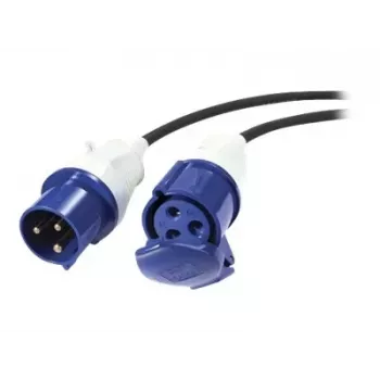 APC prolunga modulare per distribuzione di corrente IT, a 3 conduttori, connettore maschio IEC 60309 32A (2P+E) a connettore femmina, 230 V, 6 m (PDX332IEC-600)