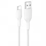 Belkin BOOSTCHARGE cavo USB-C a USB-A intrecciato 2m bianco
