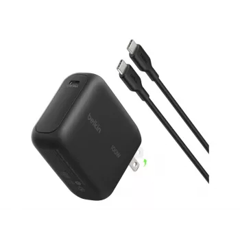 Belkin BOOSTCHARGE alimentatore USB-C GaN 100W con cavo USB-C a USB-C 1,5m