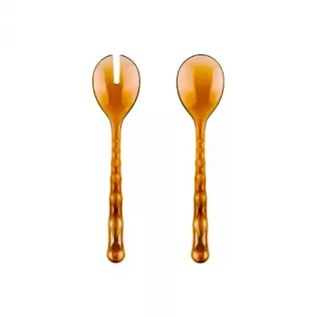 Guzzini Vanity posate da insalata caramello