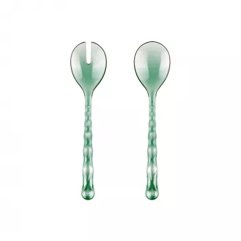 Guzzini Vanity posate da insalata matcha green