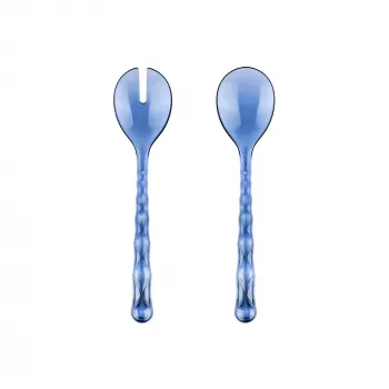 Guzzini Vanity posate da insalata denim blue set da 2 pezzi