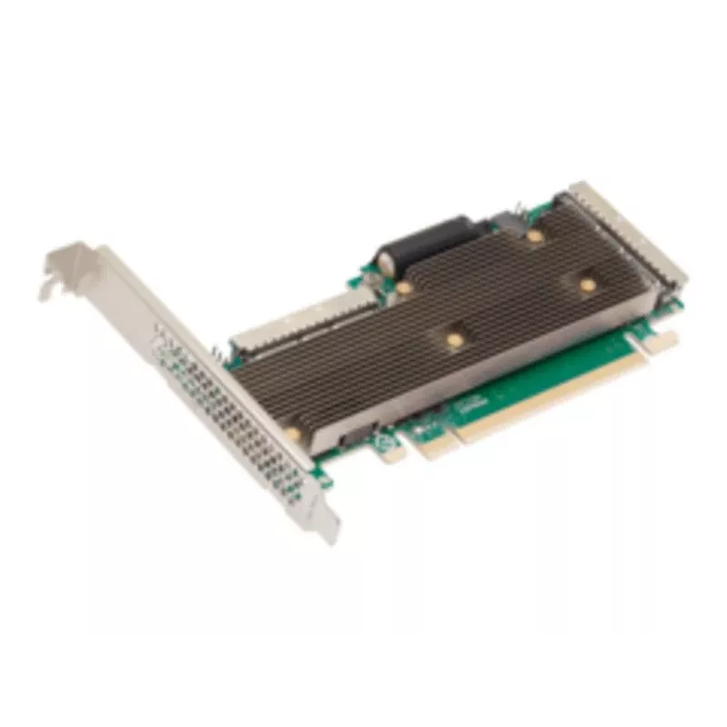Broadcom MegaRAID 9760W-32i controller RAID PCIe 5.0 x16 NVMe/SAS, 32 porte interne, cache 8GB, low-profile