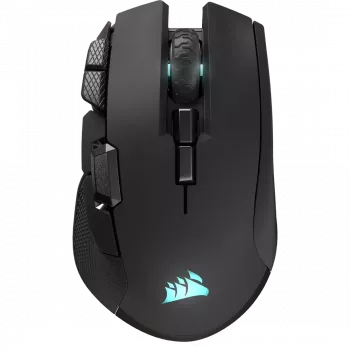 Mouse da gaming CORSAIR Ironclaw Wireless SE - 26.000 DPI, ottico, SLIPSTREAM Wireless, Bluetooth, USB, RGB, nero