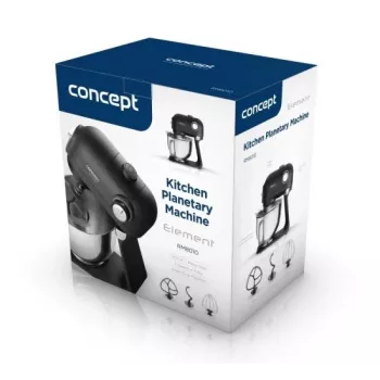Robot da cucina planetaria Concept RM8010 1200 W 5,5 L bianco/argento