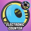 Just Play Skip It Deluxe Petrol - gioco cavigliera con salto e contatore e luci lampeggianti per bambini da 6 anni