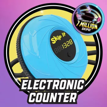 Just Play Skip It Deluxe Petrol - gioco cavigliera con salto e contatore e luci lampeggianti per bambini da 6 anni