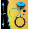 Just Play Skip It Deluxe Petrol - gioco cavigliera con salto e contatore e luci lampeggianti per bambini da 6 anni