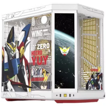 HYTE Y70 Touch Infinite Gundam Wing Edition Case Mid-Tower, doppio vetro temperato, touchscreen 4K, bianco