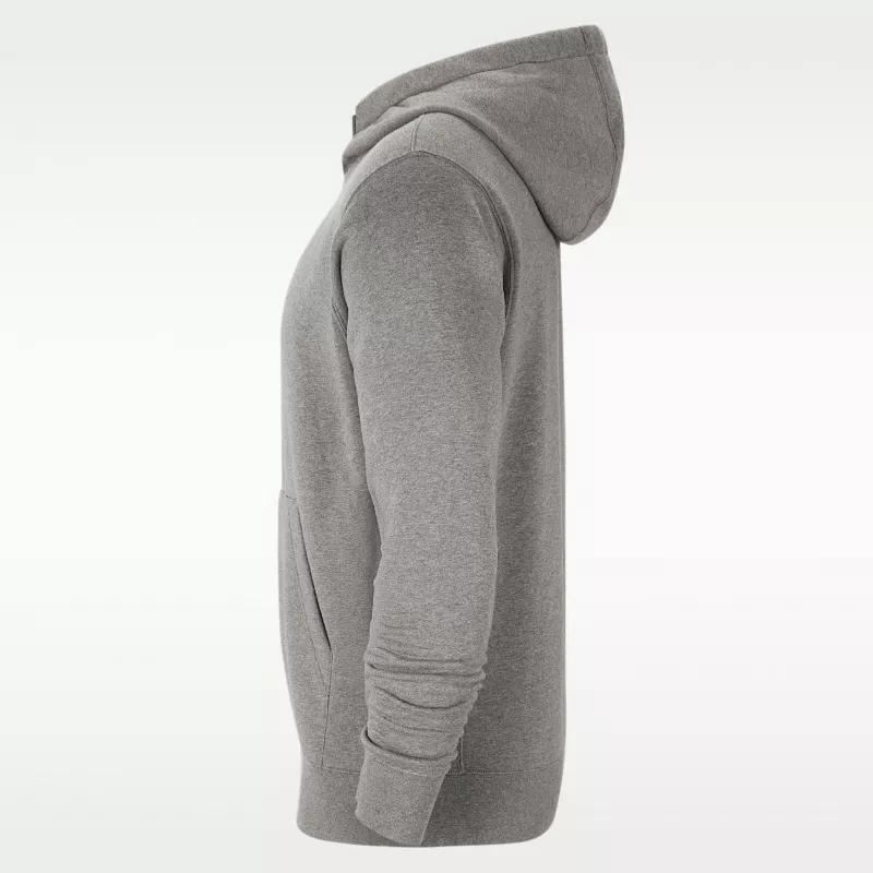 Nike Park 20 felpa con cappuccio in pile full-zip grigio chiaro CW6891 063