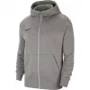 Nike Park 20 felpa con cappuccio in pile full-zip grigio chiaro CW6891 063