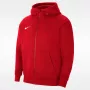 Nike Park 20 felpa con cappuccio in pile full-zip University Red