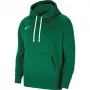 Nike Team Club 20 felpa con cappuccio uomo Pine Green/bianco