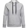 Under Armour felpa con cappuccio Rival Fleece donna grigio mod/bianco