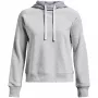 Under Armour donna Rival Fleece Colourblock Hoodie Mod Gray/bianco