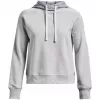 Under Armour donna Rival Fleece Colourblock Hoodie Mod Gray/bianco