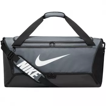 Nike Brasilia 9.5 borsa da palestra duffle media Dark Smoke Grey/Black/White DH7710 068