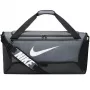 Nike Brasilia 9.5 borsa da palestra duffle media Dark Smoke Grey/Black/White DH7710 068