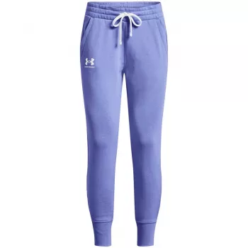 Under Armour Rival Fleece pantaloni da donna Cosmic Purple / bianco XS