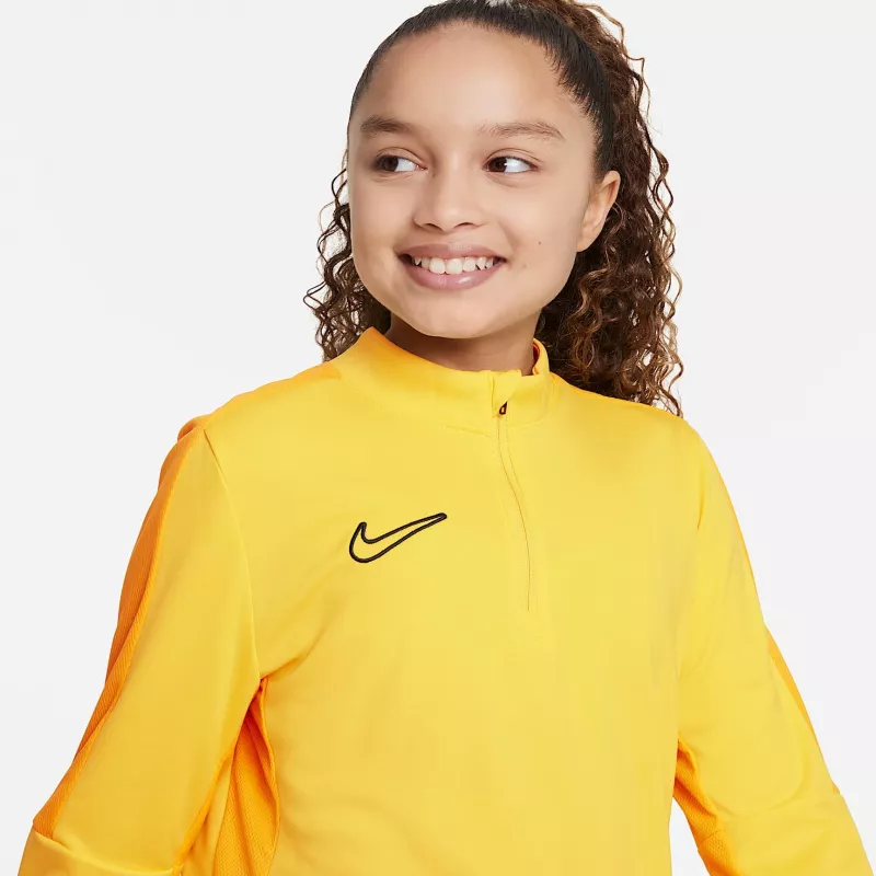 Nike Kids' Dri-FIT Academy 23 Maglia da allenamento con zip corta Opti giallo/nero L