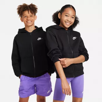 Nike Sportswear Club Fleece felpa con cappuccio bambino nero FD3004-010 taglia S