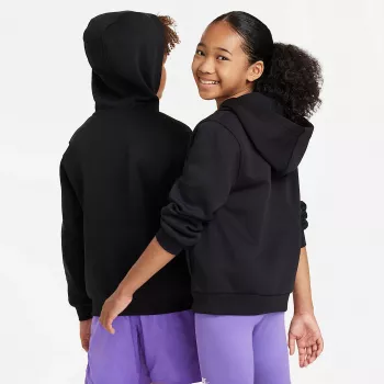 Nike Sportswear Club Fleece felpa con cappuccio bambino nero FD3004-010 taglia S
