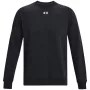 Under Armour uomo Rival Fleece felpa girocollo nero
