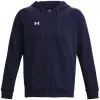 Under Armour uomo Rival Fleece felpa con cappuccio FZ blu mezzanotte