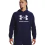 Under Armour Rival Fleece Logo HD felpa con cappuccio uomo Navy Medium