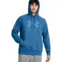 Under Armour Rival Fleece Logo HD felpa con cappuccio uomo Academy Blue M