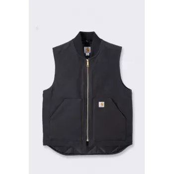 Carhartt V01 Firm Duck gilet imbottito nero