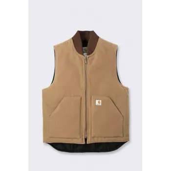 Carhartt V01 Firm Duck gilet imbottito marrone