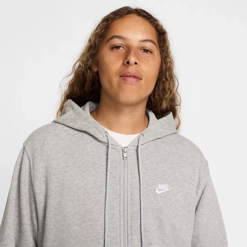 Nike Club Fleece uomo felpa Dark Grey Heather L