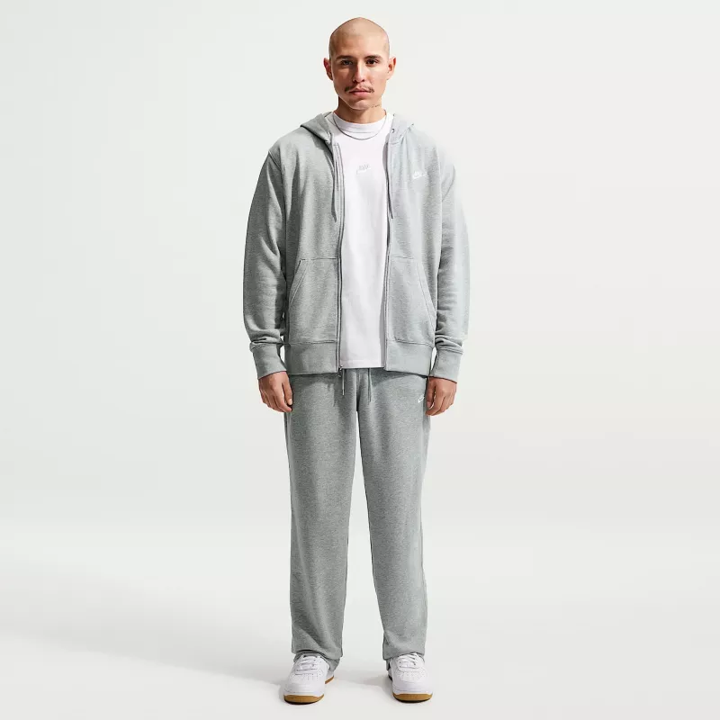 Nike Club Fleece uomo felpa Dark Grey Heather L