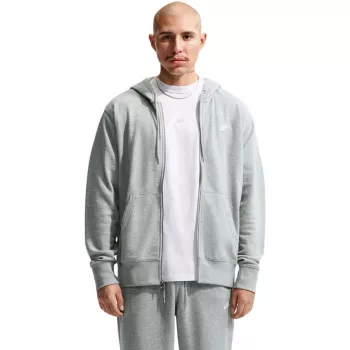 Nike Club Fleece uomo felpa grigio scuro Heather XL