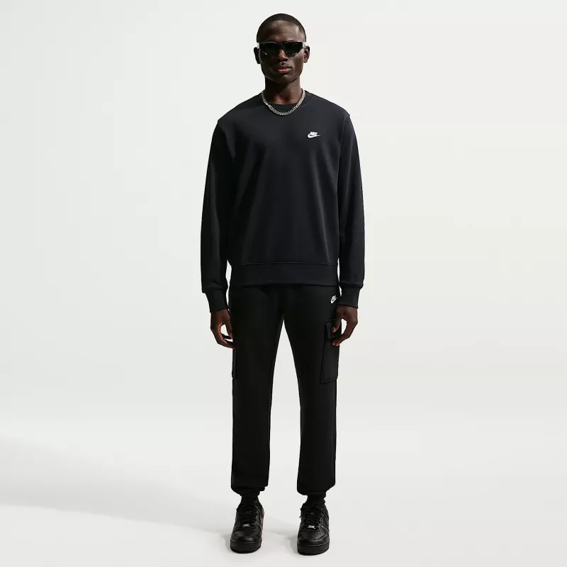 Nike Club FT uomo felpa nero FN3888 010 taglia S