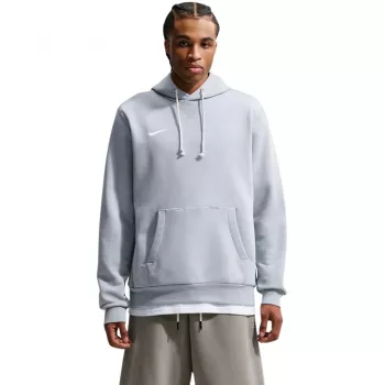 Nike uomo Dri-FIT Standard Issue felpa con cappuccio grigio chiaro FD7734 012 M