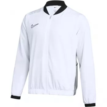 Nike Dri-FIT Academy 25 felpa con cappuccio full-zip uomo bianco