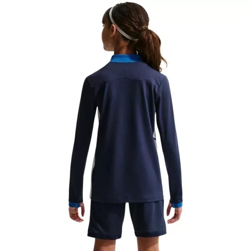 Nike Dri-FIT Academy 25 drill top bambino maglia da allenamento calcio blu navy taglia S