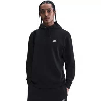 Nike Club Fleece felpa con cappuccio uomo nero 2XL