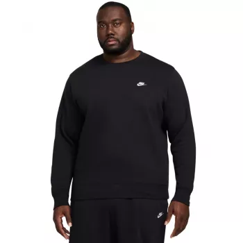 Nike Club BB felpa girocollo uomo nero FN3886 010 M